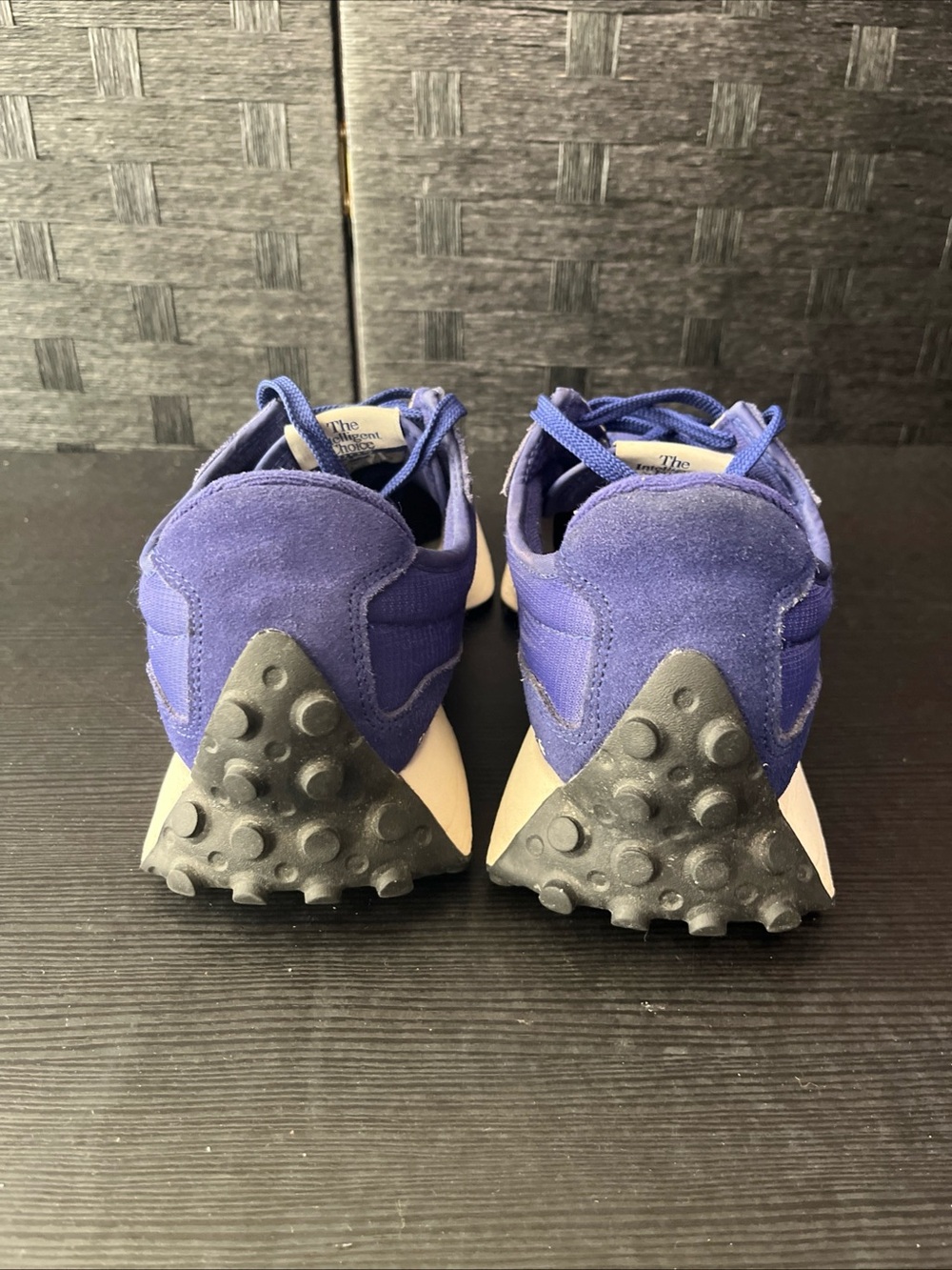 New Balance Men’s Royal Blue and White Retro Runner Sneakers - Picture 2 of 6